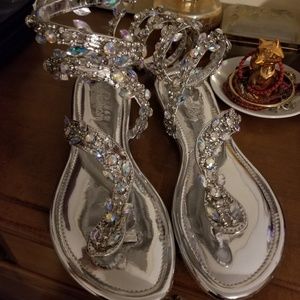 Jeweled sandals